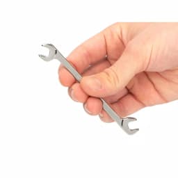 TEKTON 10 mm Double Open End Angle Head Wrench, 60° Offset thumbnail 6