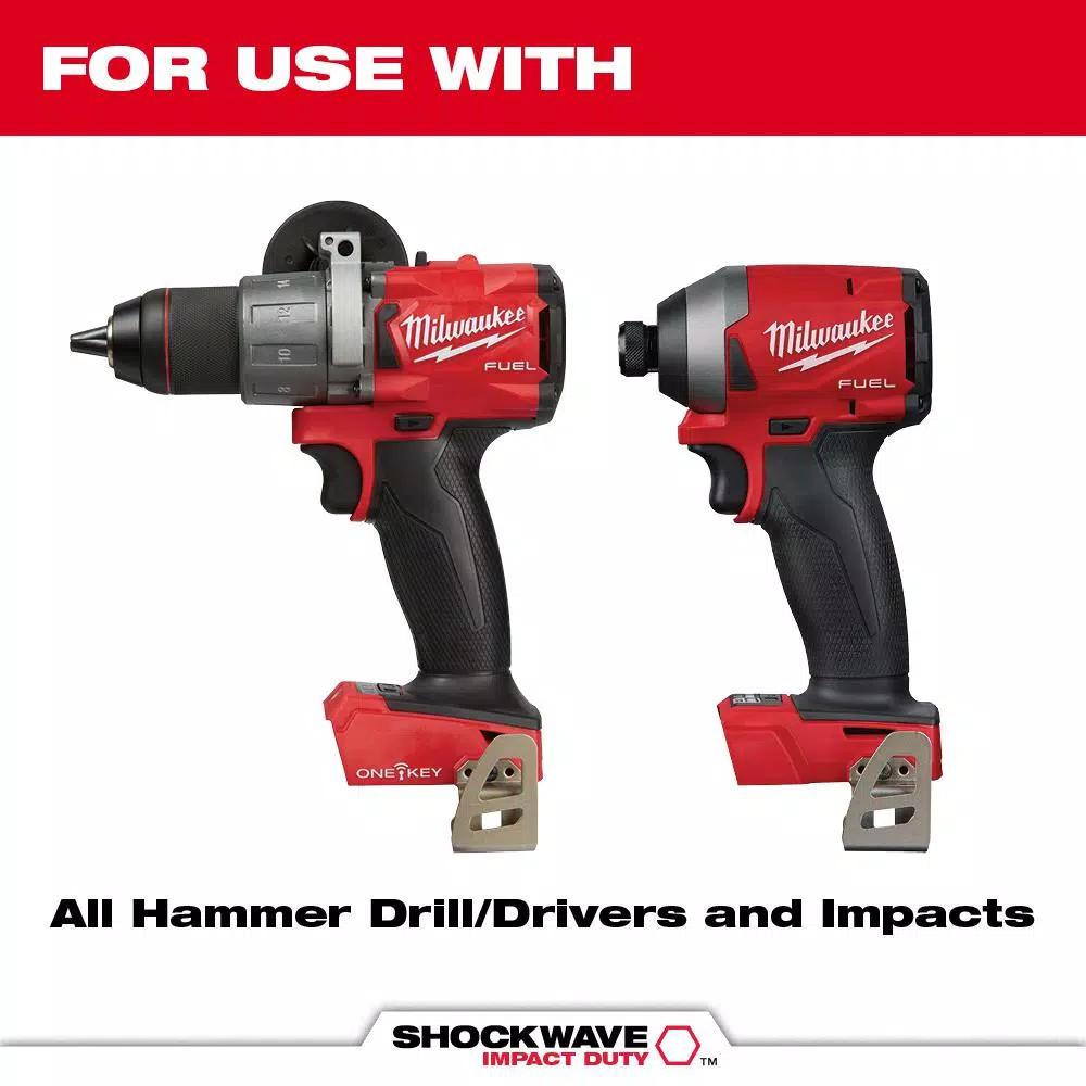 Milwaukee SHOCKWAVE 5/32 in. Carbide Hammer Drill Bits, 5-Pack