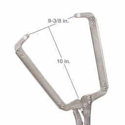 TEKTON 18 in. Locking C-Clamp with Chrome Plated Finish thumbnail 2