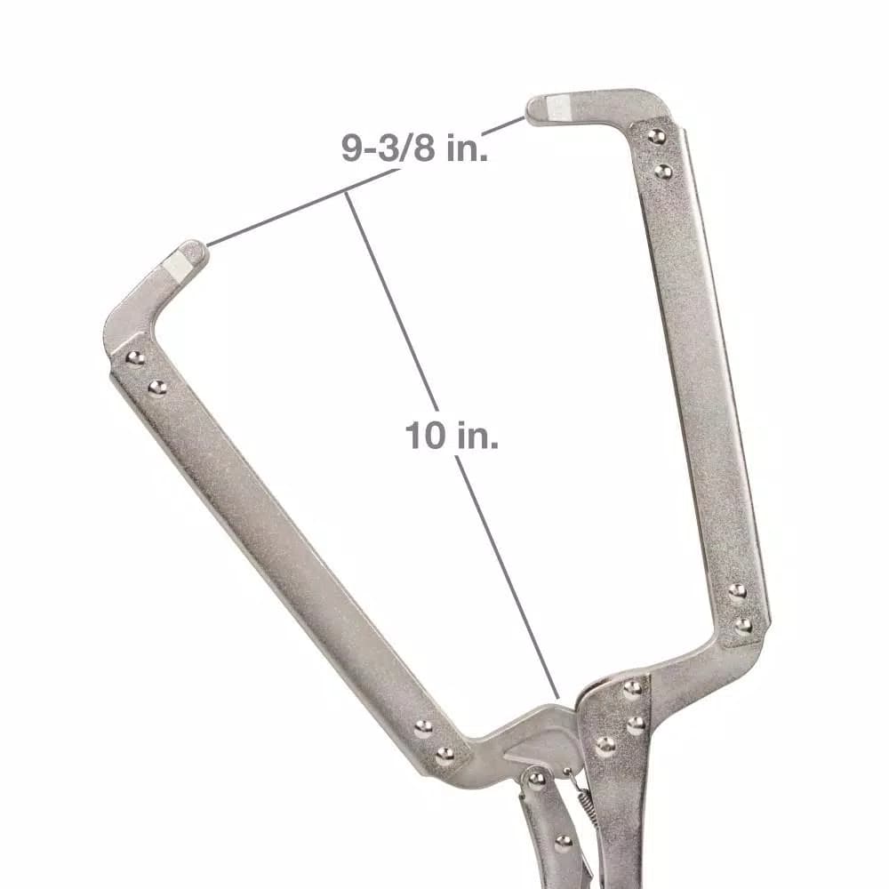 TEKTON 18 in. Locking C-Clamp with Chrome Plated Finish