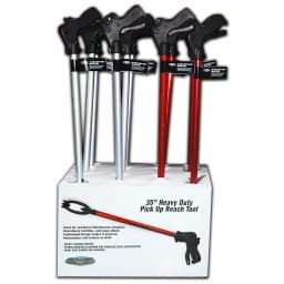 Blazing LEDz 35 in. Heavy Duty Reach Tool, 2-Pack - Anodized Aluminum Reaching Tool with Rubber Grippers thumbnail 3