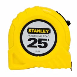 Stanley 25 ft. x 1 in. Fractional Read Scale Tape Measure with High-Impact ABS Case thumbnail 1