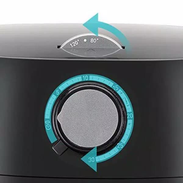 Emerald 1818 4.2 Qt. 1800W Air Fryer with Double Ceramic Non-Stick Basket and Pan Set