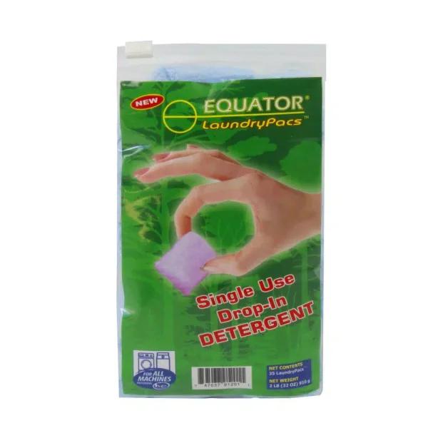 Equator Unscented High Efficiency Laundry Detergent Pods, 35 Count