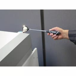 Husky Round Lighted Inspection Mirror with LED thumbnail 2