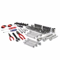 Crescent 170-Piece Mechanic Tool Set with 1/4 in. 3/8 in. and 1/2 in. Drive SAE/Metric Sockets thumbnail 2