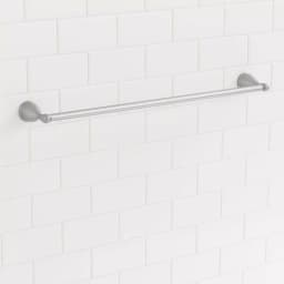 Glacier Bay Builders 18 in. Single Towel Bar, Brushed Nickel, Transitional Design thumbnail 2