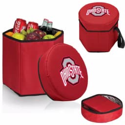 Picnic Time Ohio State Buckeyes 12 Qt. Bongo Collapsible Soft-Side Cooler - Red thumbnail 2