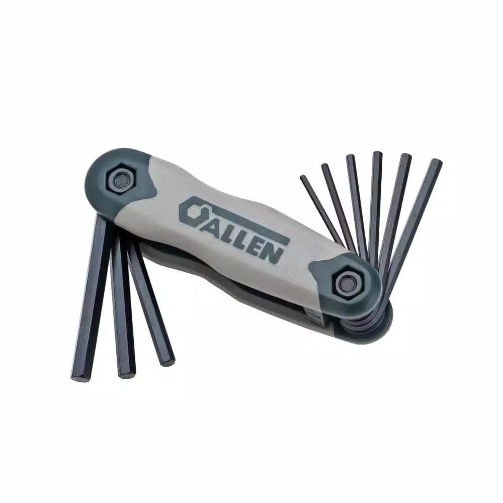 Allen 9-Piece SAE Hex Key Fold-up Set