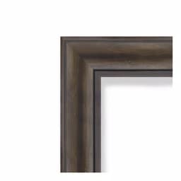 Amanti Art 33.5 in. W x 27.5 in. H Rustic Pine Framed Rectangular Bathroom Vanity Mirror thumbnail 2