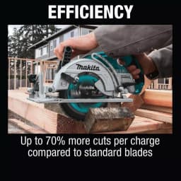 Makita 7-1/4 in. 24T Carbide-Tipped Ultra-Thin Kerf Framing Circular Saw Blade thumbnail 9