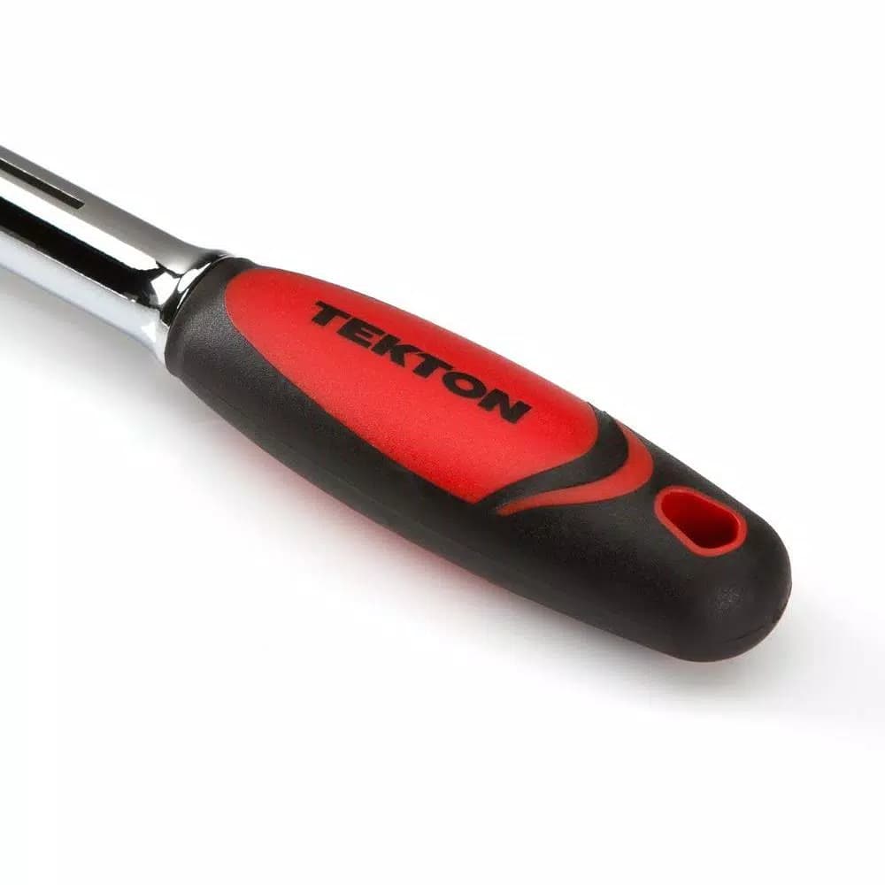 TEKTON 3/8 in. Drive 9 in. Swivel Head Ratchet, 72-Tooth