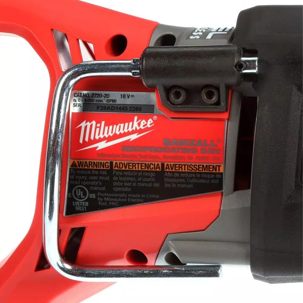 Milwaukee M18 FUEL 18V Brushless Cordless Reciprocating Saw (Tool-Only)