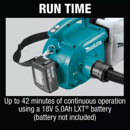 Makita 18V LXT Cordless 3/4 Gal. Portable Dry Dust Extractor and Blower (Tool-Only) thumbnail 14