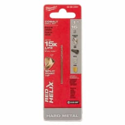 Milwaukee 1/16 in. Cobalt Red Helix Twist Drill Bit thumbnail 1
