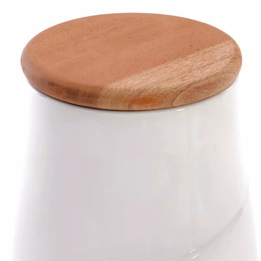 BergHOFF Essentials 2.1 Qt. Porcelain Kitchen Canister with Natural Cork Lid