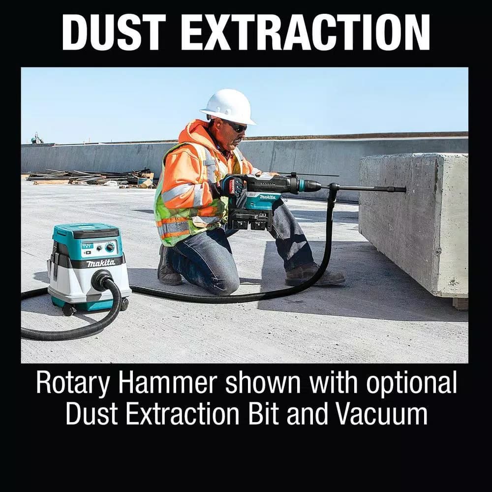 Makita 18V X2 LXT 36V Cordless SDS-MAX Rotary Hammer Kit with 1/2 in. Impact Wrench Bonus