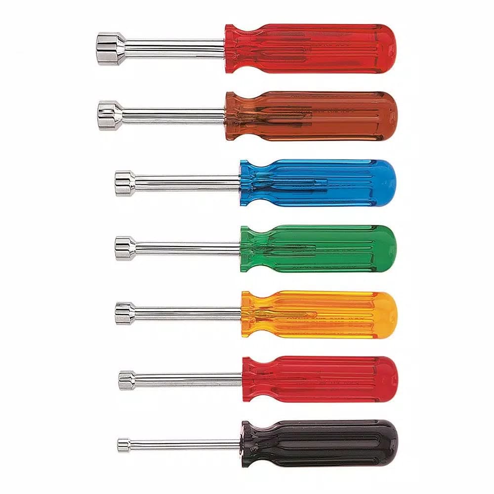 Klein Tools 7-Piece Nut Driver Set with Color-Coded Comfordome Handles