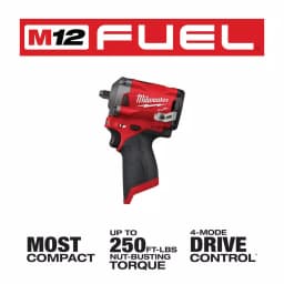 Milwaukee M12 FUEL 3/8 in. Stubby Brushless Cordless Impact Wrench (Tool-Only) thumbnail 14