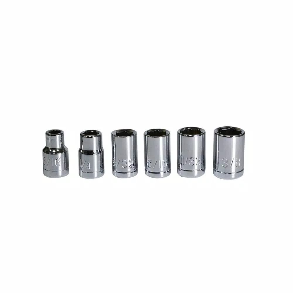 Best Value 37-Piece 1/4 in. Ratchet and Socket Set with Bit and Hex Key Assortment