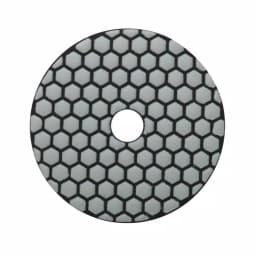 Rubi 4 in. 50 Grit Resin Dry Polishing Pad for Engineered Stone, Concrete, Marble & Granite thumbnail 1