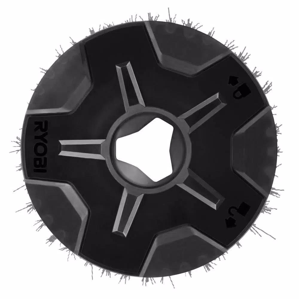 RYOBI 6 in. Hard Bristle Brush Accessory for P4500 and P4510 Power Scrubbers