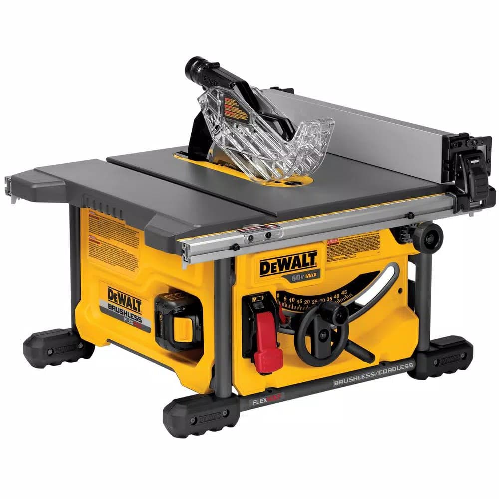DEWALT FLEXVOLT 60V MAX Cordless Brushless 8-1/4 in. Table Saw Kit with 6.0 Ah Battery
