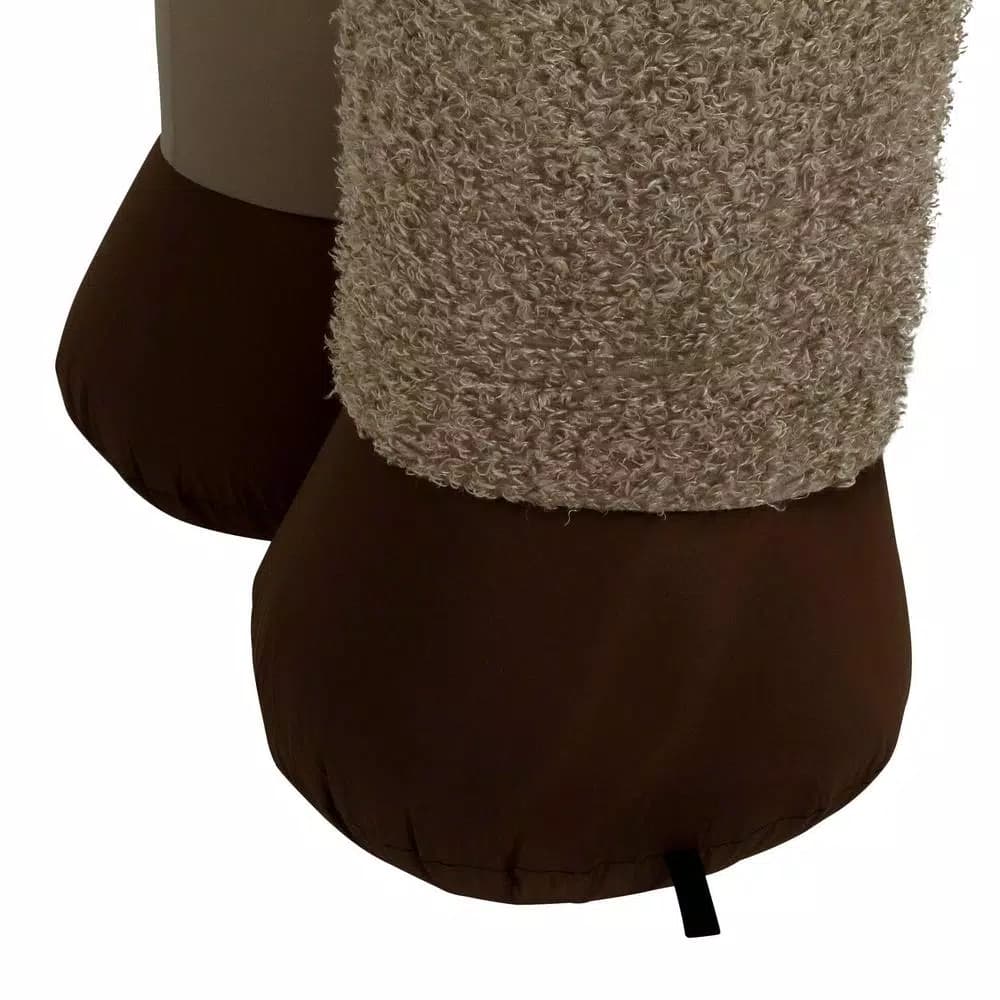 Home Accents Holiday 11 ft. Pre-Lit Giant Airblown Inflatable Fuzzy Reindeer with LED Lights