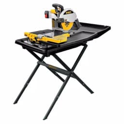 DEWALT 10 in. Wet Tile Saw with Stand, 1.5 HP Motor, 24 in. Ripping Capacity thumbnail 1