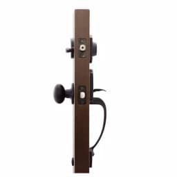 Copper Creek Heritage Black Door Handleset with Waverlie Lever Trim thumbnail 3