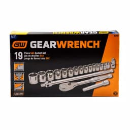 GEARWRENCH 19-Piece 1/2 in. Drive SAE Socket Set with 84-Tooth Ratchet thumbnail 4