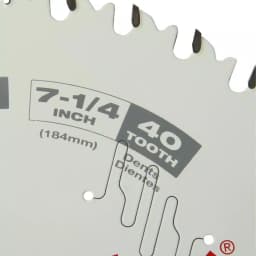 Milwaukee 7-1/4 in. 40-Tooth Fine Finish Circular Saw Blade thumbnail 4