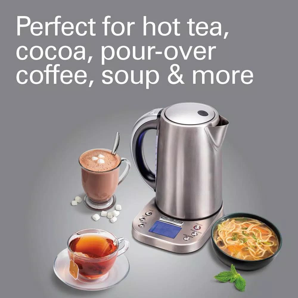 Hamilton Beach Professional 1.7L Stainless Steel Digital Electric Tea Kettle