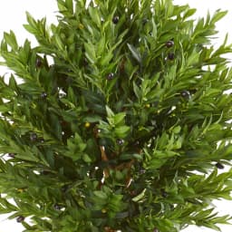 Nearly Natural 5.5 ft. Artificial Olive Topiary Tree - UV Resistant Indoor/Outdoor Faux Plant thumbnail 2