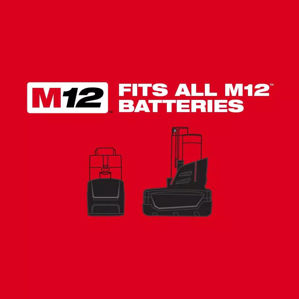 Milwaukee M12 12V Lithium-Ion Cordless 3-Tool Combo Kit with Bonus 3/8 in. Ratchet