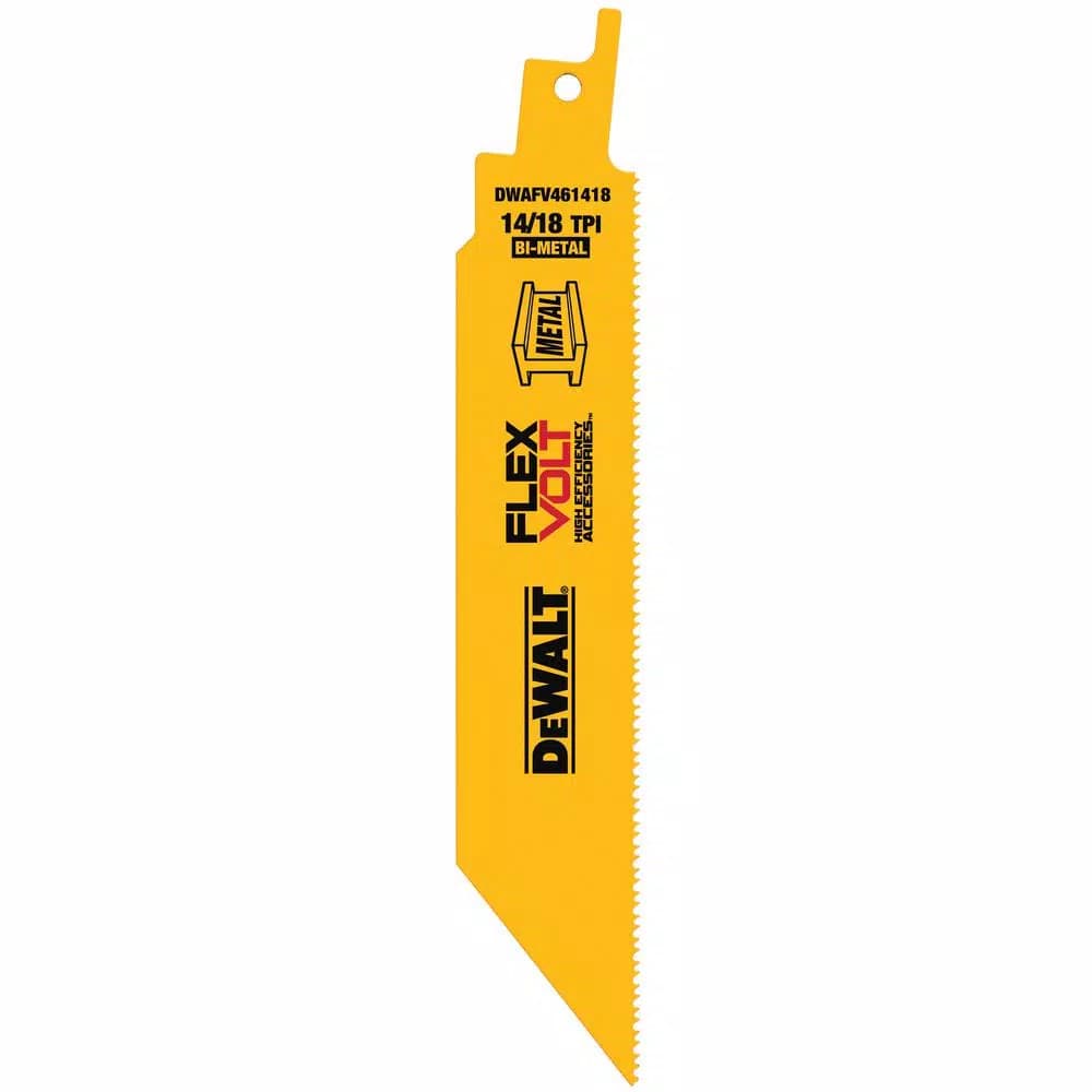 DEWALT FLEXVOLT Bi-Metal Reciprocating Saw Blade Set (8-Piece) with 10-Compartment Pro Organizer