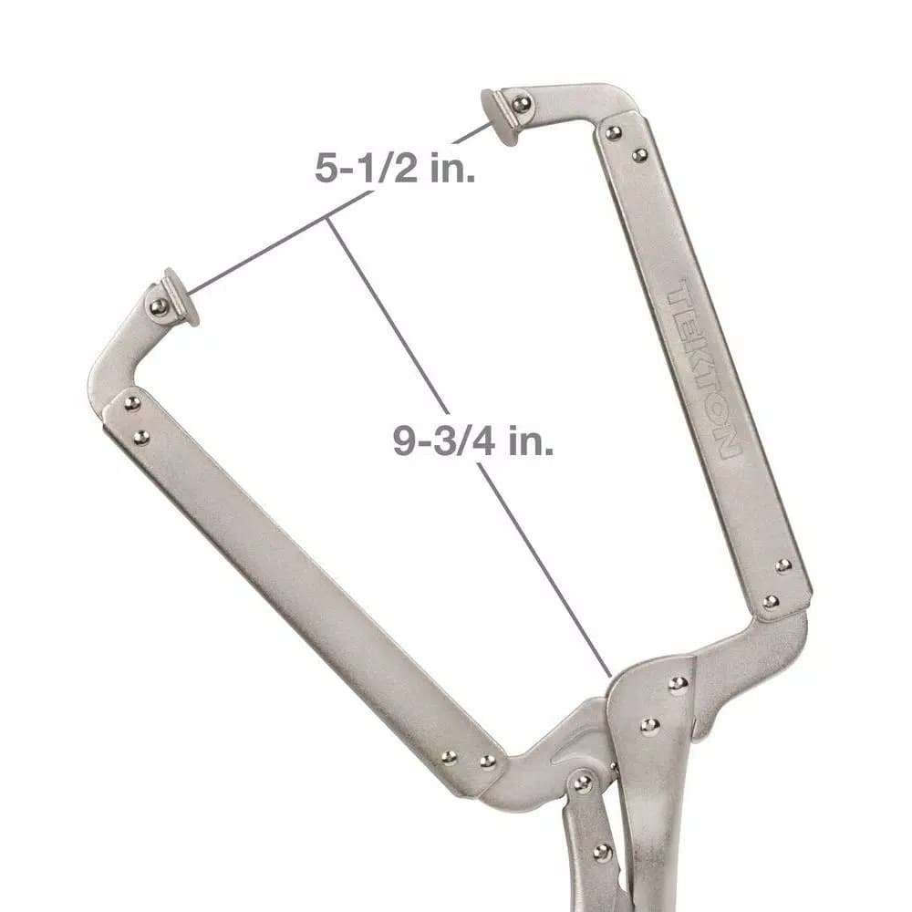 TEKTON 18 in. Swivel Pad Locking C-Clamp