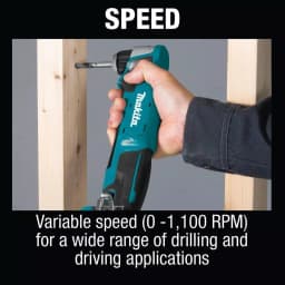 Makita 12V MAX CXT Lithium-Ion Cordless 3/8 in. Right Angle Drill Kit (2.0 Ah) thumbnail 10