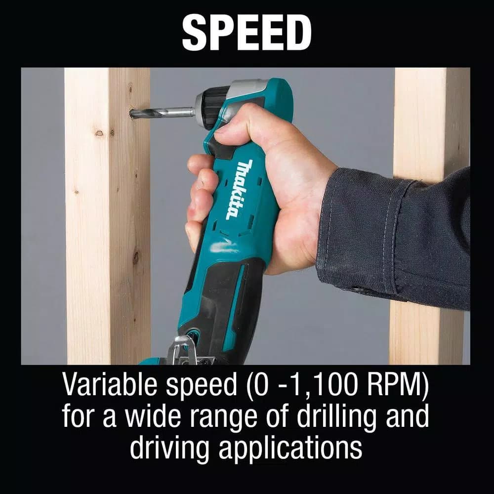 Makita 12V MAX CXT Lithium-Ion Cordless 3/8 in. Right Angle Drill Kit (2.0 Ah)
