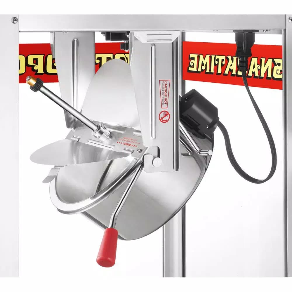 Great Northern Top Star 12 oz. Commercial Countertop Popcorn Machine - Silver