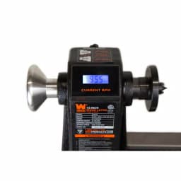 WEN 12 in. x 18 in. Variable Speed Wood Lathe, 4.5 Amp, Cast Iron thumbnail 3
