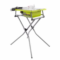 RYOBI 7 in. 4.8 Amp Wet Tile Saw with Stand, Cuts Ceramic, Porcelain, and Stone thumbnail 1