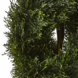 Nearly Natural Double Pond Cypress Spiral Topiary - 4ft UV Resistant Faux Plant for Indoor/Outdoor Use thumbnail 3