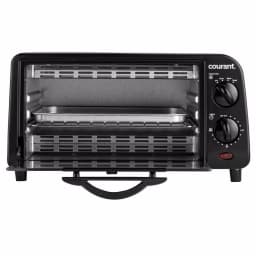Courant 4-Slice Countertop Toaster Oven with Bake and Broil Functions, Black thumbnail 3