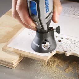 Dremel 4300 Series 1.8 Amp Variable Speed Corded Rotary Tool Kit with Pivot Light and 40 Accessories thumbnail 3
