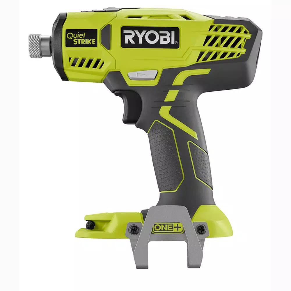 RYOBI 18V ONE+ QuietSTRIKE 1/4 in. Hex Pulse Driver (Tool-Only) with Belt Clip