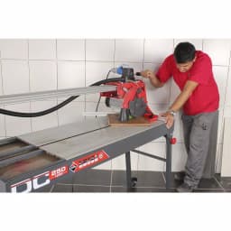Rubi DC-250 1200 10 in. Wet Tile Saw, 120V, 1.5 HP with Mobile Head thumbnail 5