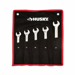 Husky 5-Piece Metric Reversible Ratcheting Wrench Set, Large Sizes thumbnail 3