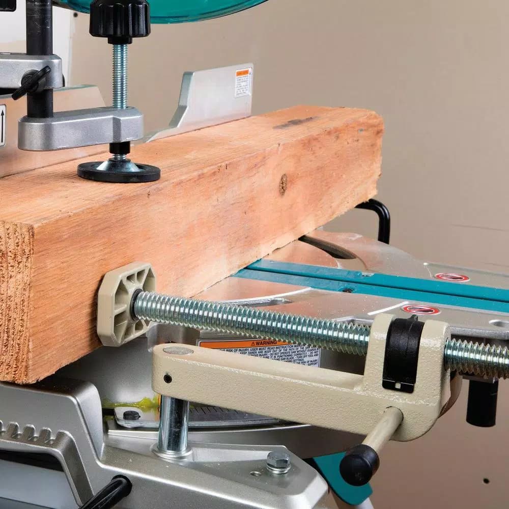 Makita 12 in. 15 Amp Dual-Bevel Sliding Compound Miter Saw with Laser and Folding Stand
