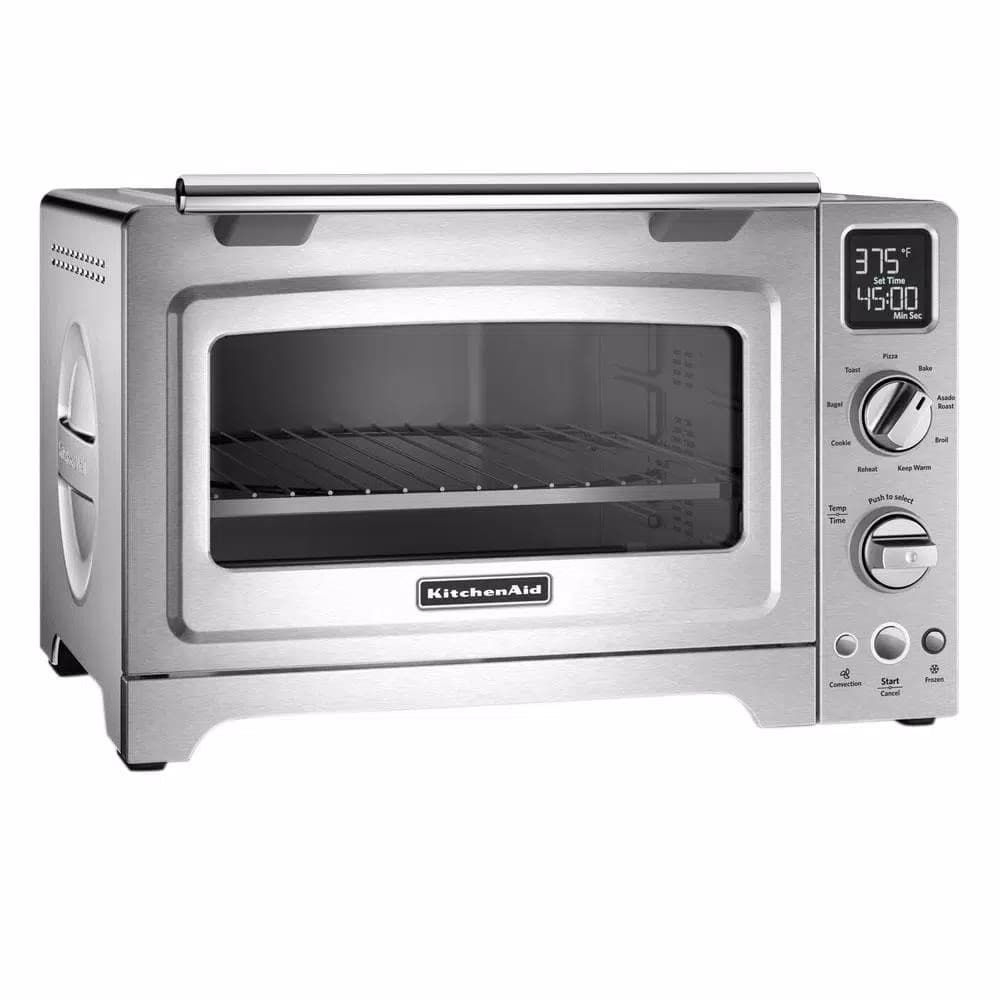 KitchenAid 12 in. Digital Countertop Convection Toaster Oven, 2000W, Stainless Steel